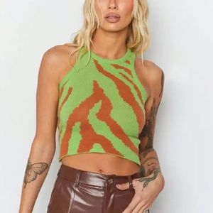 Cropped Sweater Tank